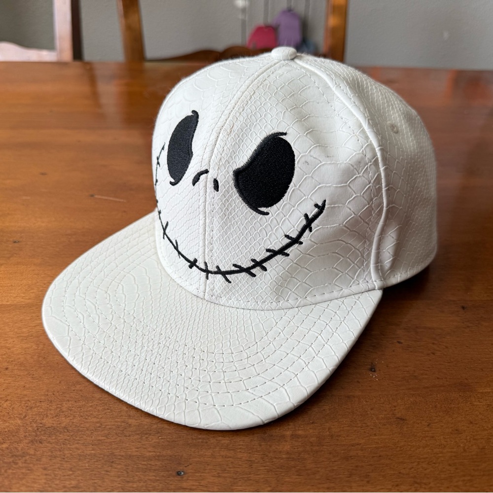 Nightmare Before Christmas Jack Skellington Snakeskin Leather hat